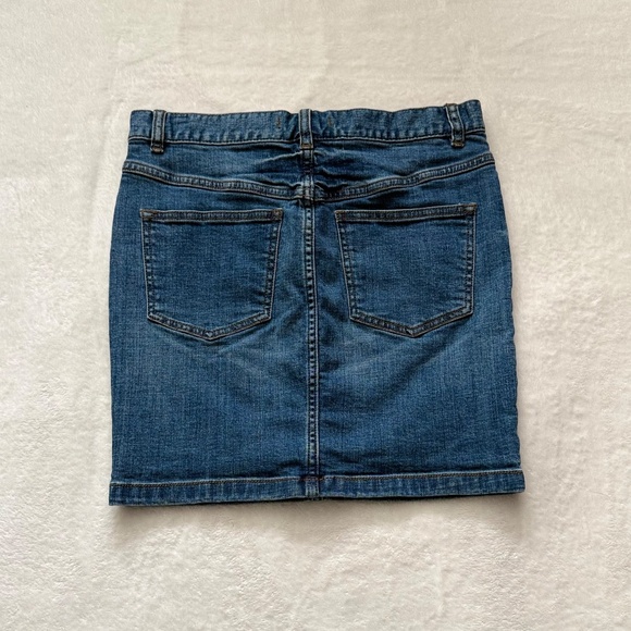 Free People Mini Denim Skirt - Picture 4 of 7